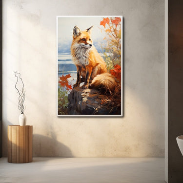 Red Fox Oil Painting